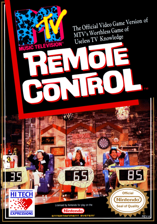 Remote Control (USA) box art